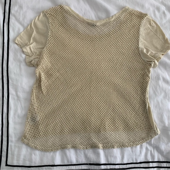 Truly Madly Deeply Crochet Tee - Picture 3 of 6